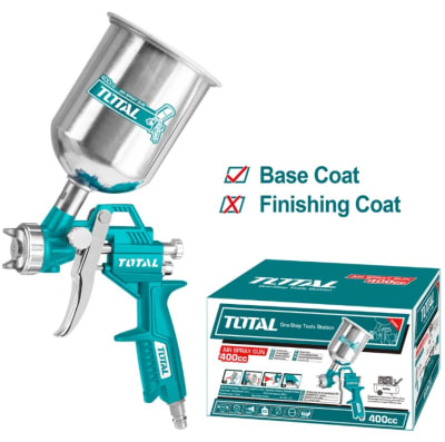 PISTOLA DE PINTURA 400CC CONTENEDOR SUPERIOR TAT10401