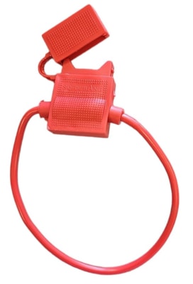 PORTA FUSIBLE ALTO C/TAPA 30A - 12AGM PVC MICHIBA 621380