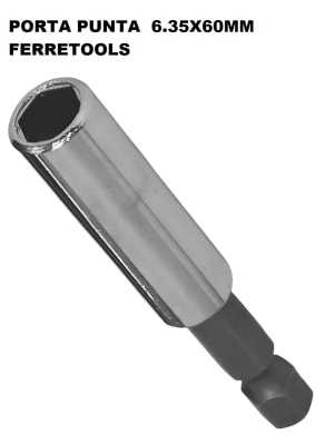 EXTENSION PORTA PUNTA MAGNETICA 6.35MMX60MM F3131 FERRETOOLS