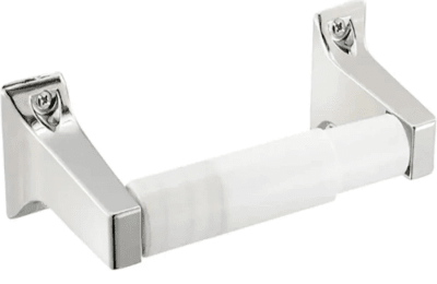 PORTA ROLLO BAÑO PLASTICO CROMADO