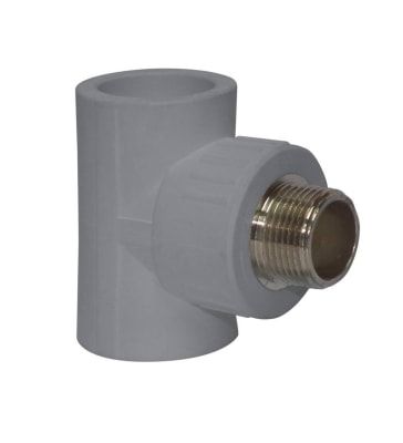 FITTING PPR GRIS TEE 25X1/2HE HOFFENS