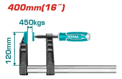 SARGENTO  PRENSA  120X400MM THT1321202 TOTAL