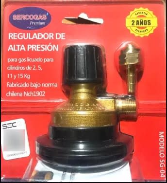 REGULADOR GAS ALTA PRESIÓN EN ANTIMONIO