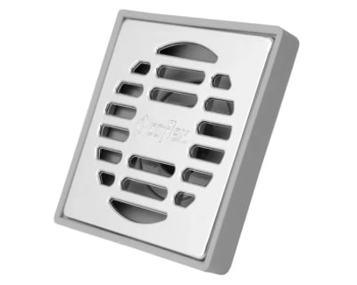 COLADERA CUADRADA ABS REJILLA CROMADA PC- 161 COFLEX