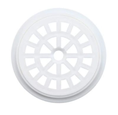 TAPA PVC REJILLA PILETA 4 BLANCA