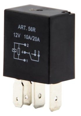 RELAYS MICRO 12V 10/20A 5 PATAS 613460 FEMSACO