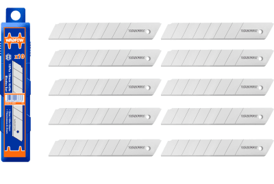 REPUESTO CUCHILLO CARTONERO  10 HOJAS 18X100MM WADFOW WMK1K18