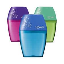 SACAPUNTA  PLASTICO C/DEPOSITO SIMPLE MAPED