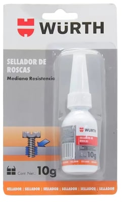 TRABADOR ROSCA 10G RESISTENCIA MEDIA DE  WURTH