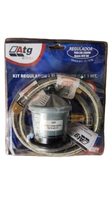 SET REGULADOR GAS + FLEXIBLE