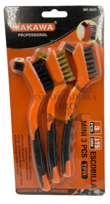ESCOBILLA ACERO SET 3 MINI 7