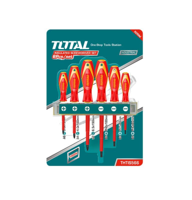 SET DESTORNILLADOR ELECTRICIDAD 6 PIEZAS THTIS566