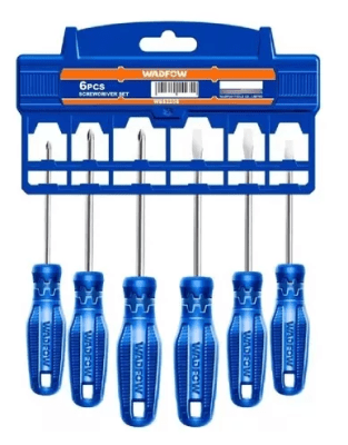 SET DESTORNILLADOR 6 PIEZAS 40CR WADFOW WSS2206