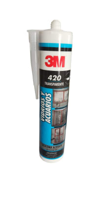 SILICONA UNIVERSAL VIDRIOS Y ACUARIOS 420 TRANSPARENTE 3M