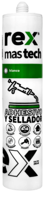 SELLADOR SILICONA MASTECH BLANCO 290ML REX