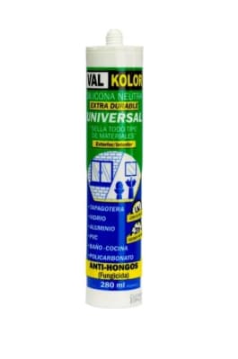 SILICONA ACETICA NEUTRA UNIVERSAL COLOR NEGRO 280ML