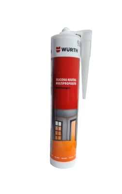 SELLADOR SILICONA NEUTRA WURTH NEGRO 300ML ANTIHONGOS