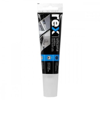 SILICONA EN POMO TRANSPARENTE 70ML REX