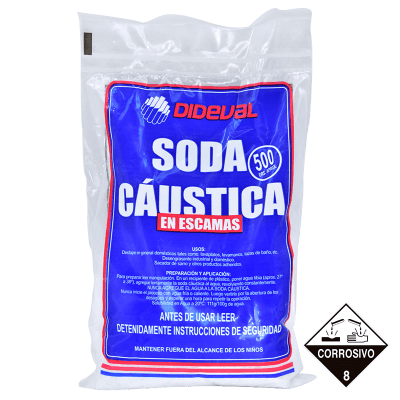 SODA CAUSTICA 1/2 KILO DIDEVAL