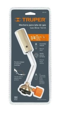 PISTOLA GAS BUTANO SOPLETE PARA GAS BOQUILLA MECH-65 TRUPER