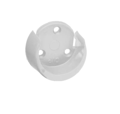 SOPORTE U PARA BARRA 5/8 PLASTICO