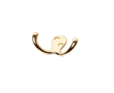 COLGADOR DOBLE BRONCE