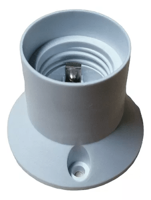 SOQUETE CON BASE RECTA PLASTICO