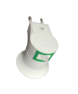 SOQUETE CON ENCHUFE 10A-220V CON INTERRUPTOR