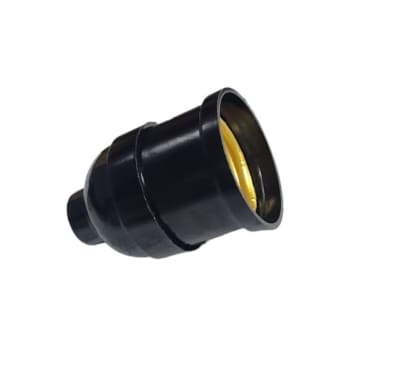 SOQUETE PORTALAMPARA COLGANTE ECO NEGRO