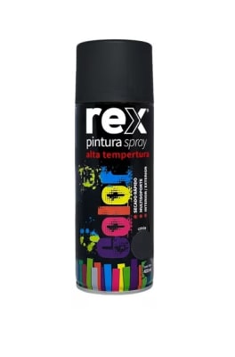 SPRAY ALTA TEMPERATURA NEGRO 400ML REX