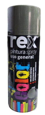 PINTURA SPRAY REX GRIS MAQUINA 400ML REX