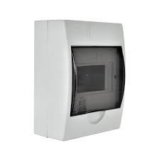 TABLERO ELECTRICO SOBREPUESTO TAPA OSCURA 6 MODULOS