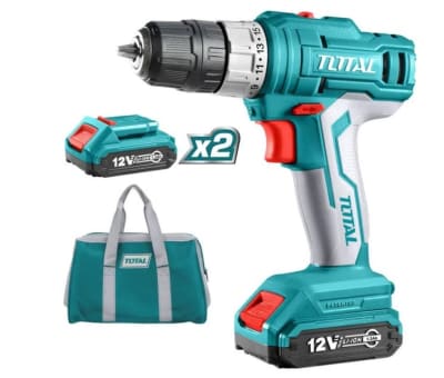 TALADRO INALAMBRICO TOTAL 12V TIDLI222 2 BATERIAS