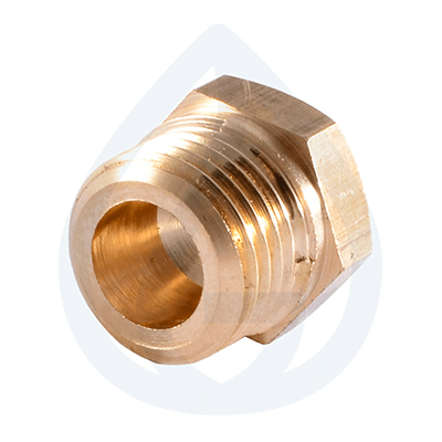 TAPA BRONCE HE 3/8