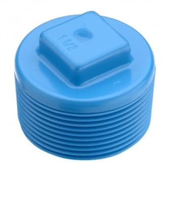 TAPA PVC AZUL HE HOFFENS 1-1/4