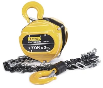 TECLE DE ARRASTRE CADENA 1 TONELADA X 3M UYUSTOOLS TEC201
