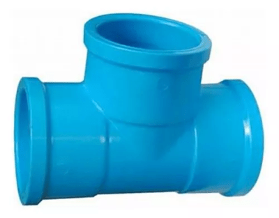TEE PVC AZUL 50 MM CEMENTAR HOFFENS