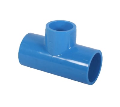TEE PVC AZUL REDUCCION 25X20MM HOFFENS
