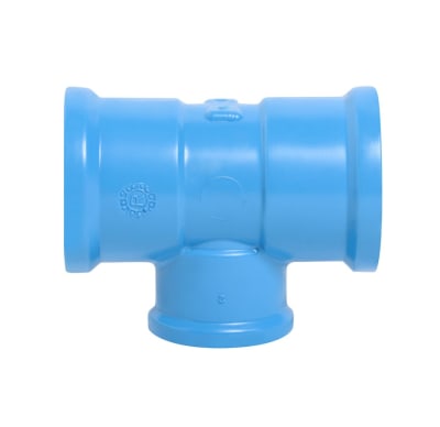TEE PVC AZUL 32X32X25MM HOFFENS