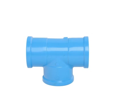 TEE PVC AZUL 40MM HOFFENS