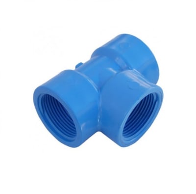 TEE PVC AZUL 1/2HI - 1/2HI - 1/2HI HOFFENS