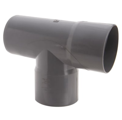 TEE PVC SANITARIO GRIS 75X75X75 HOFFENS