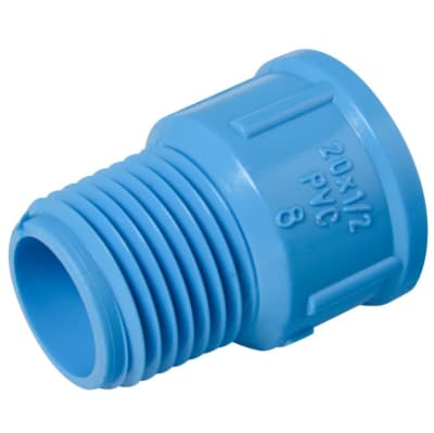 TERMINAL PVC 20MMX1/2HE HIDRAULICO