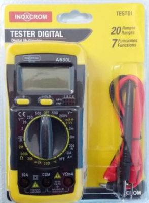 TESTER DIGITAL 200V/500V - 20A(AC/DC) INOXCROM