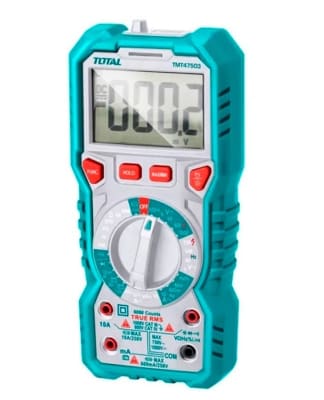 TESTER DIGITAL MULTIMETRO CATIII 1000V TMT47503 TOTAL