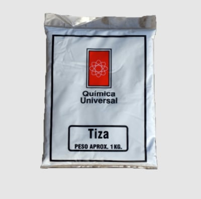 TIZA BOLSA 1KG QUIMICA UNIVERSAL