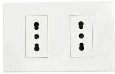 TOMACORRIENTE EMBUTIDO DOBLE 16A-2200W-250V TMA6162CL UYUSTOOLS