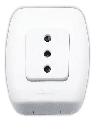 TOMACORRIENTE SOBREPUESTO SIMPLE 10A 250V KALOP