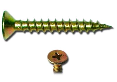 TORNILLO MADERA AMARILLO PH CABEZA PLANA 6,0X80MM WURTH