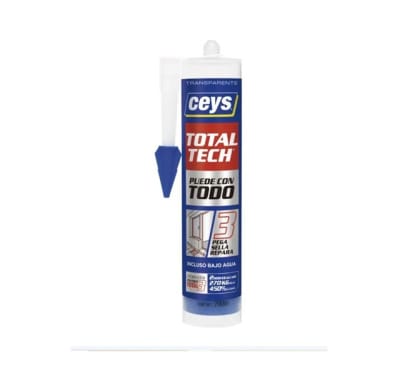 SELLADOR SILICONA TOTAL TECH TRANSPARENTE CEYS 290ML